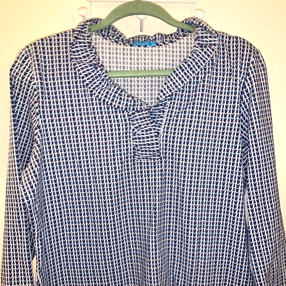 J. McLaughlin Durham Ruffle Top